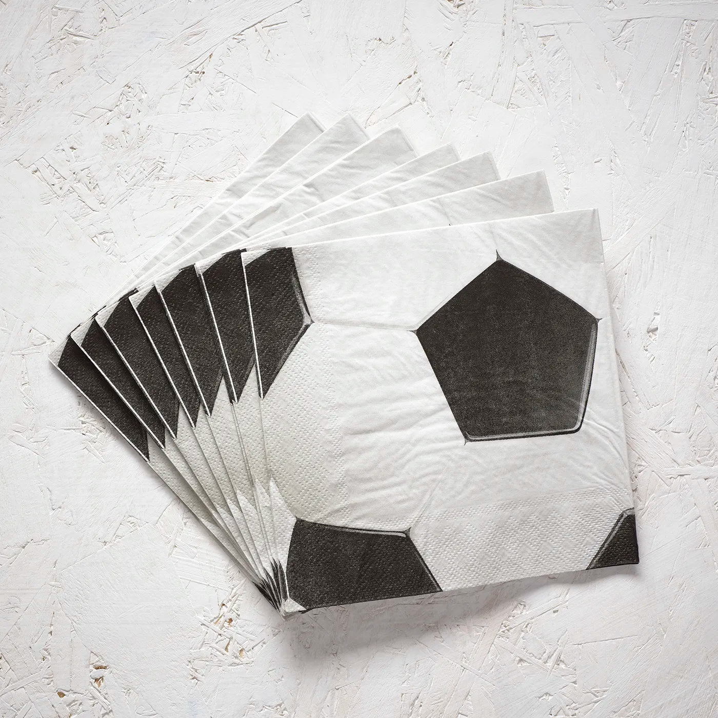 Kids Birthday Napkins, disposable tableware set for kids birthday party with a fun Football Theme. 