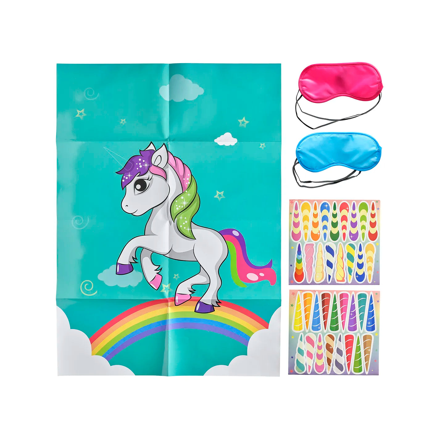 Kids party game - Pin the horn on the Unicorn